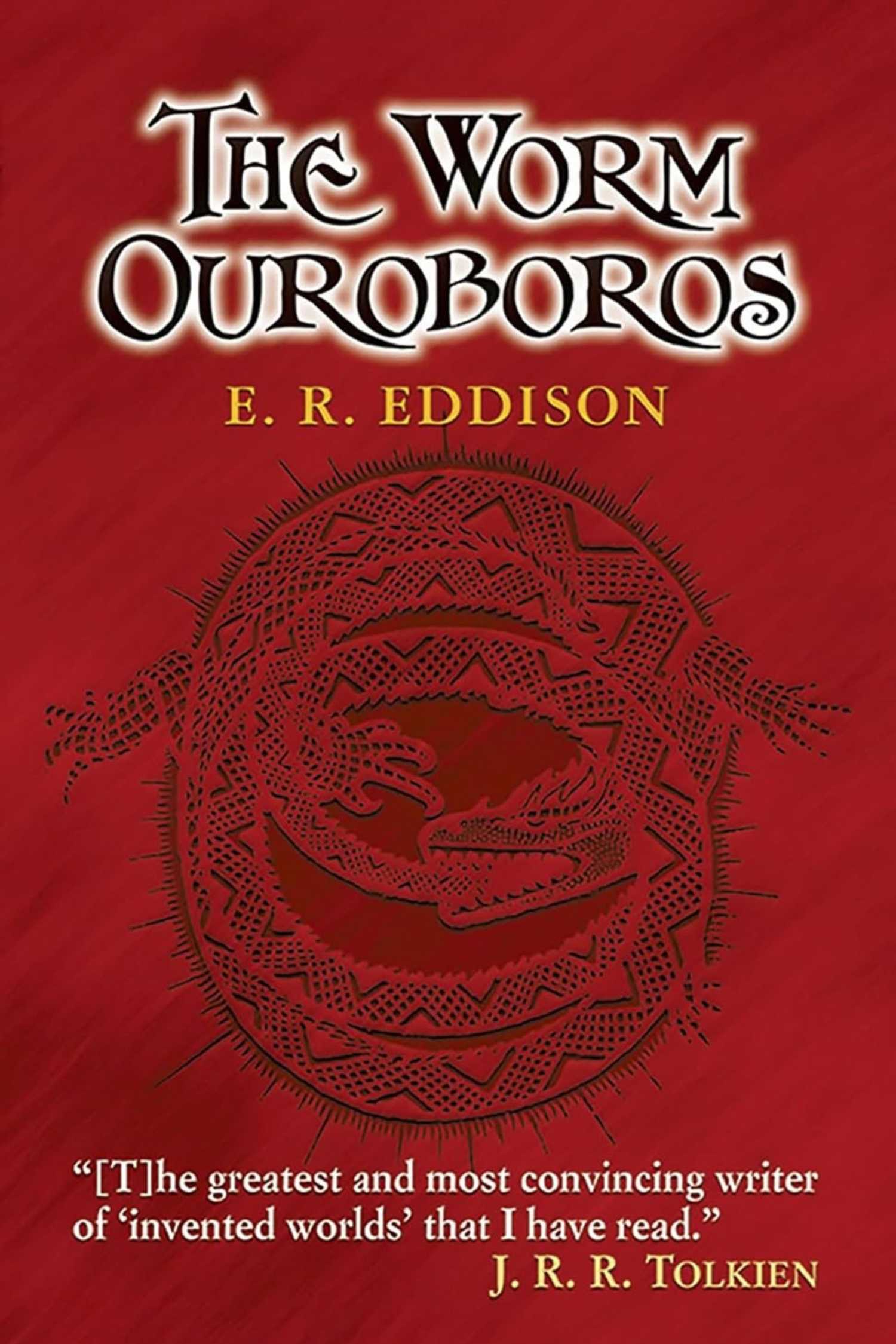 The cover of The Worm Ouroboros By E.R. Eddison