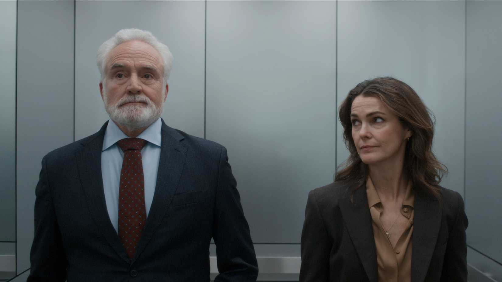Keri Russell and Bradley Whitford in The Diplomat Season 4