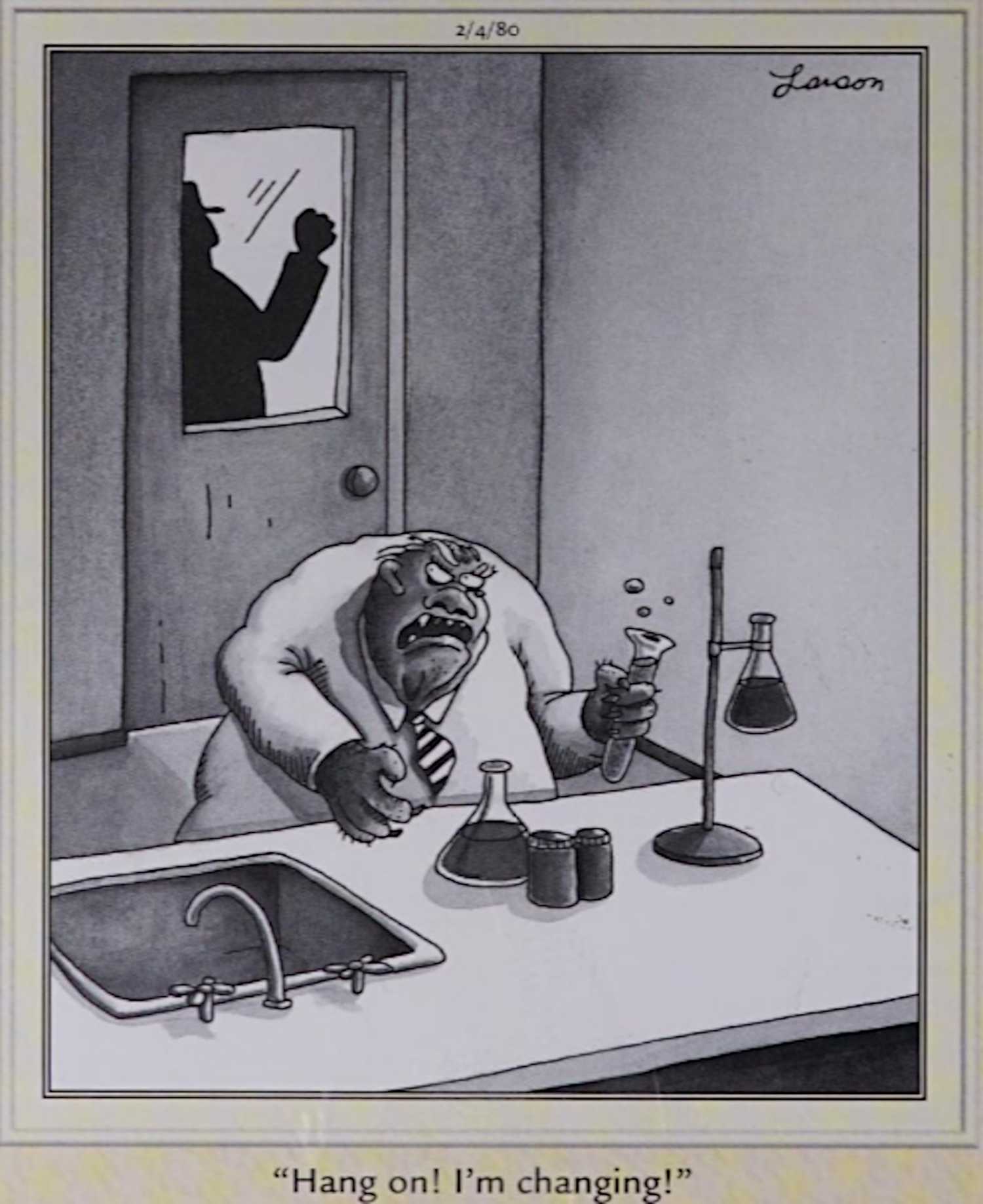 The Far Side Perfect Horror Comic Strips for Halloween Mr. Hyde