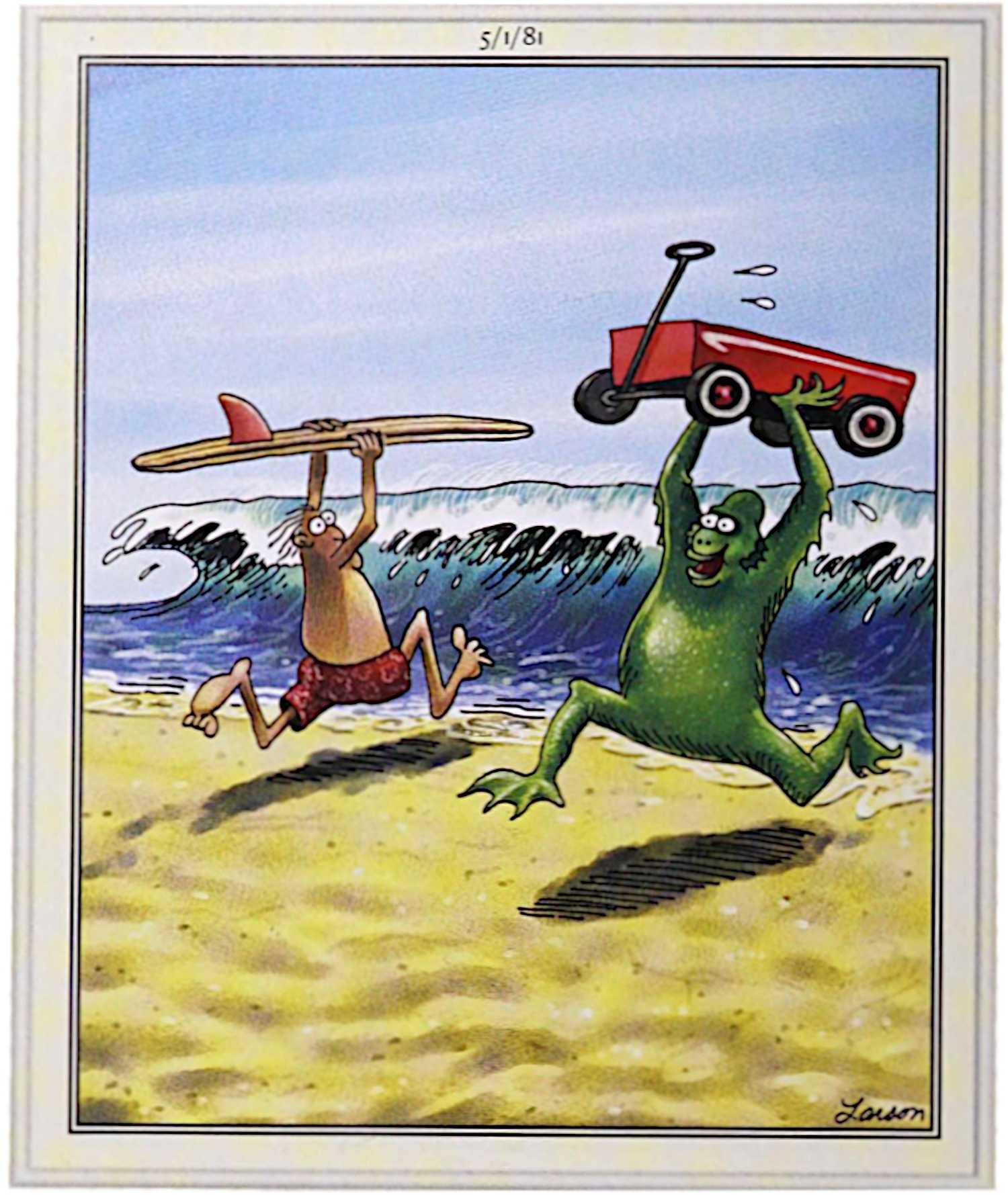 The Far Side Perfect Horror Comic Strips for Halloween Surf Lagoon