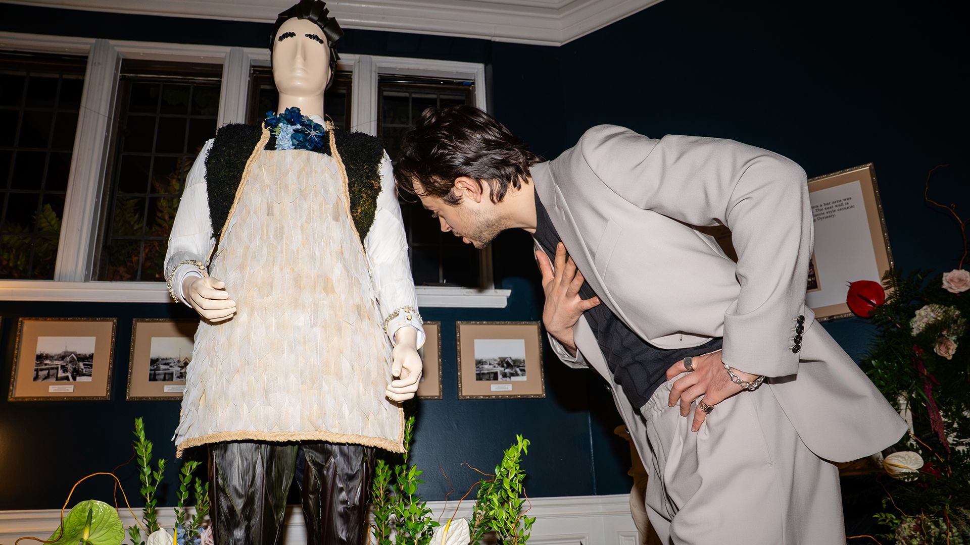 the-gilded-age-cast-at-fleurs-de-villes-exhibit Art Imitates The Gilded Age At Greystone Mansion In Beverly Hills