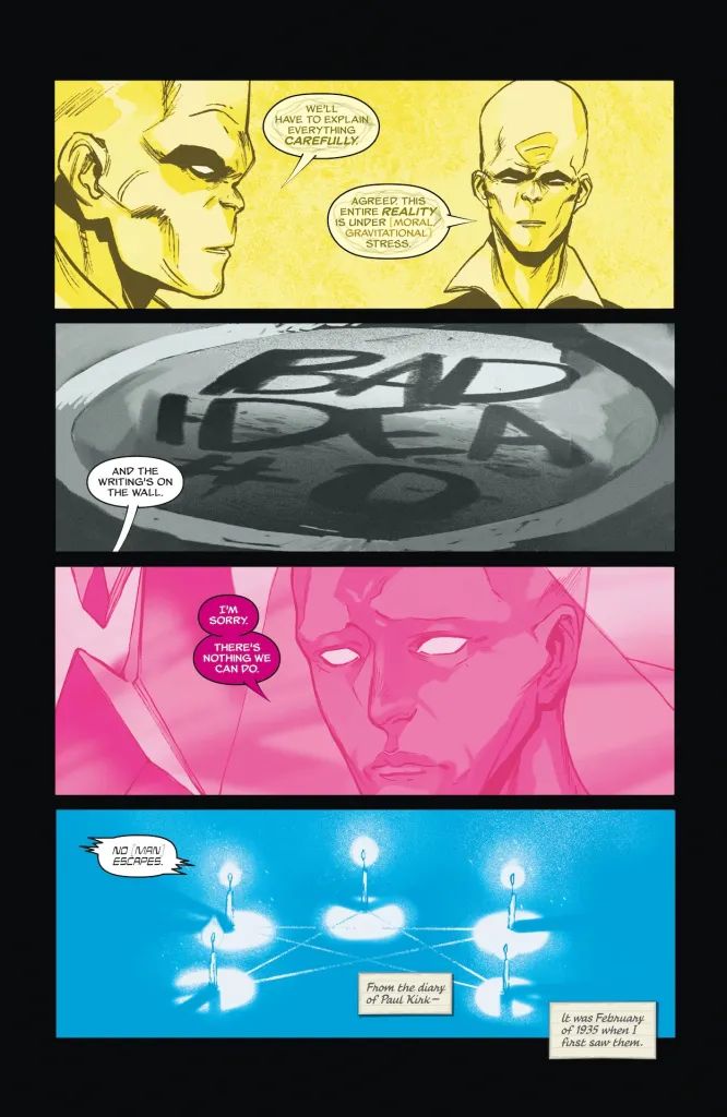 The Guardians talk in Absolute Green Lantern #19