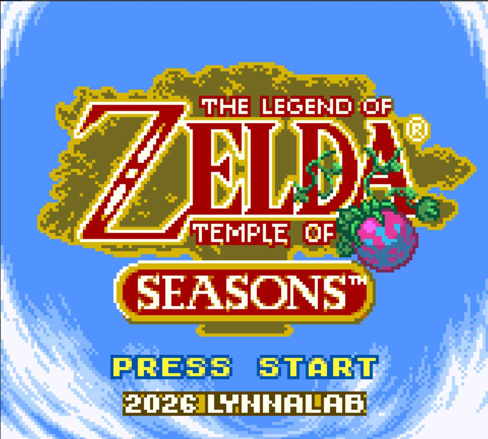 The Legend of Zelda Temple of Seasons home screen