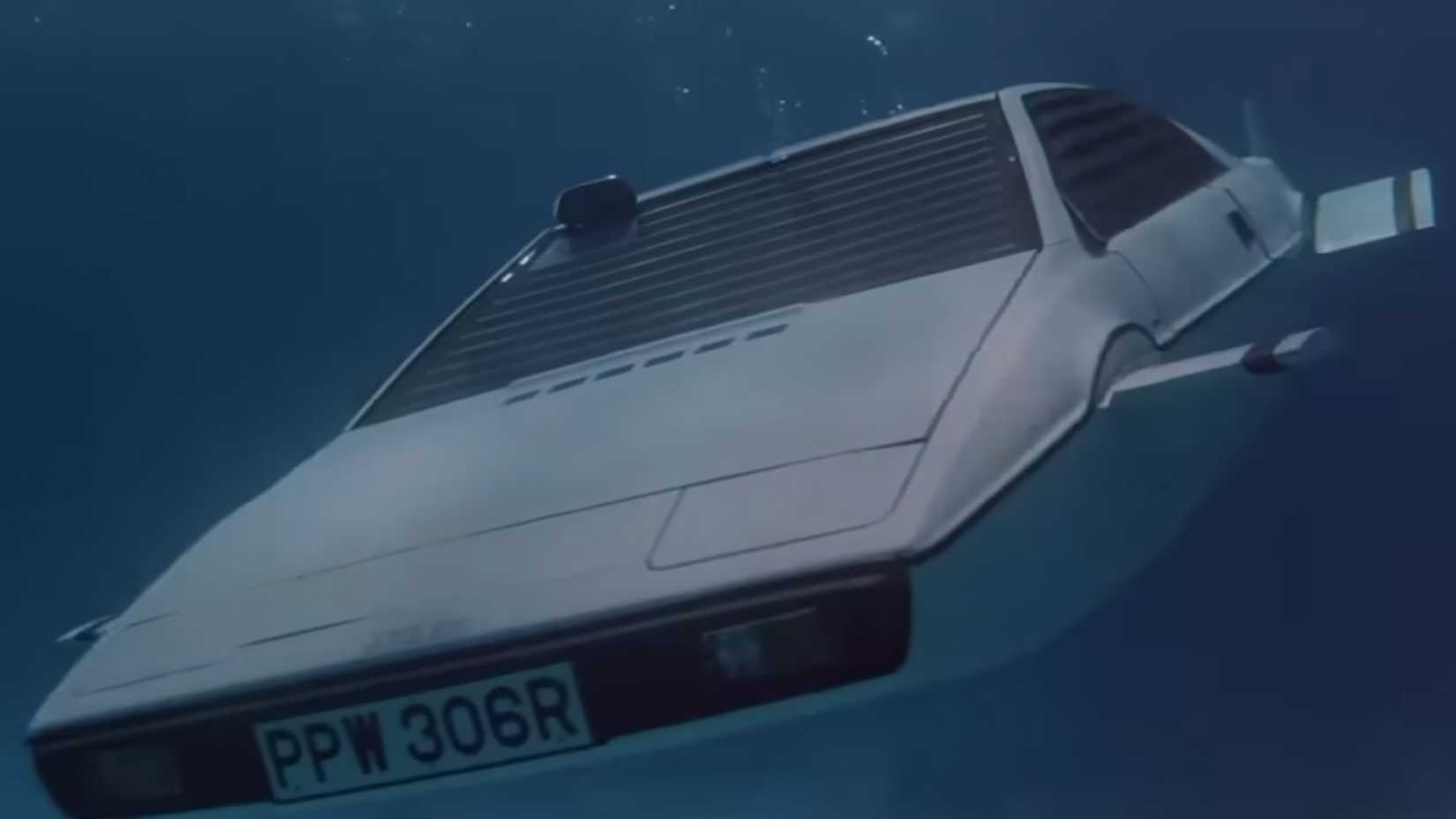 The lotus submarine car from The Spy Who Loved Me