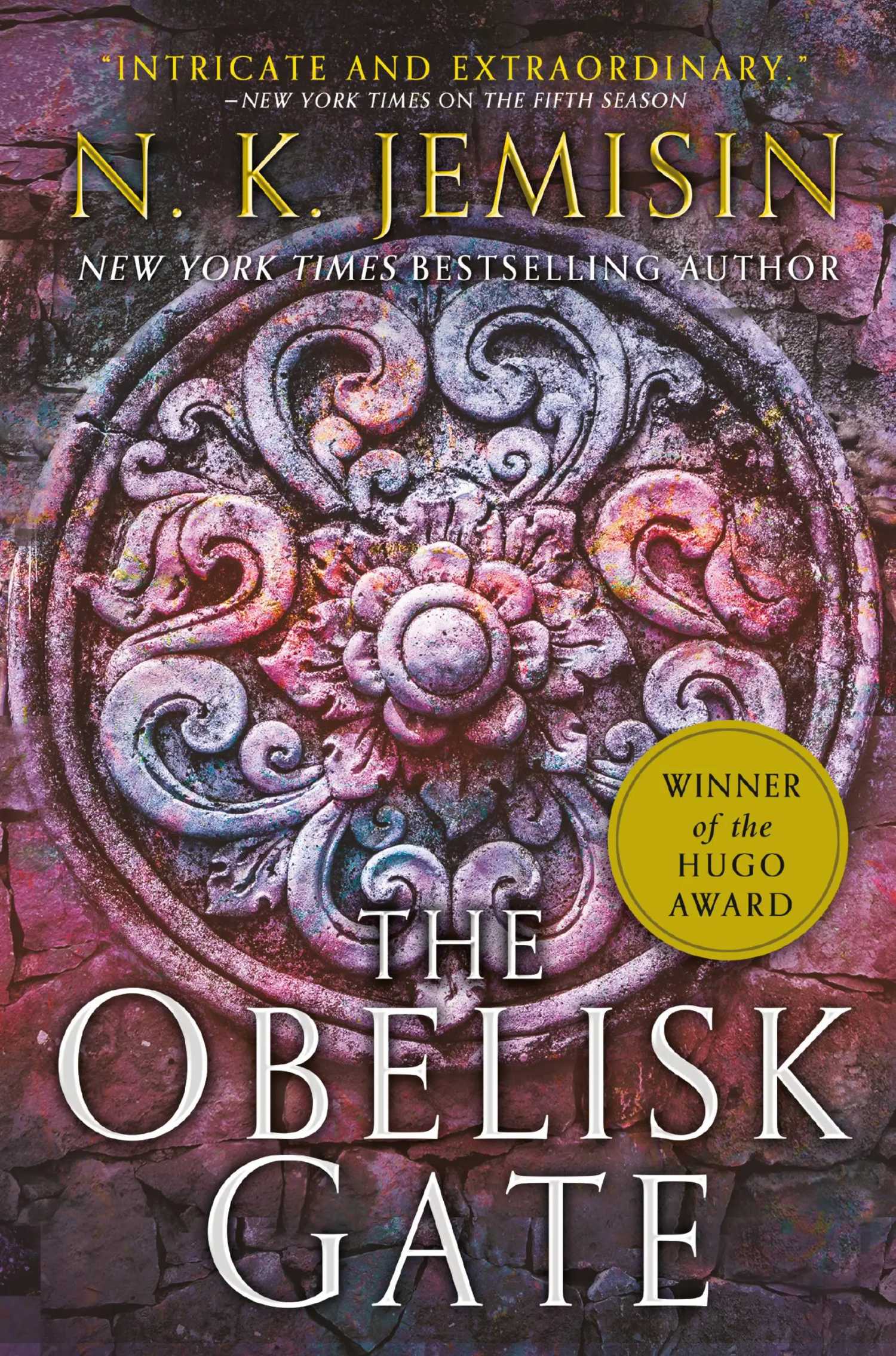 The cover of The Obelisk Gate by N.K. Jemisin