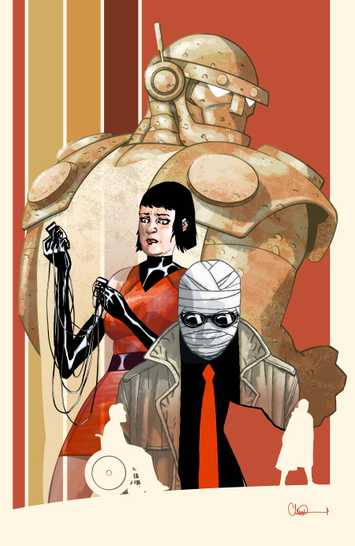 The team assembles in Doom Patrol #4 variant cover