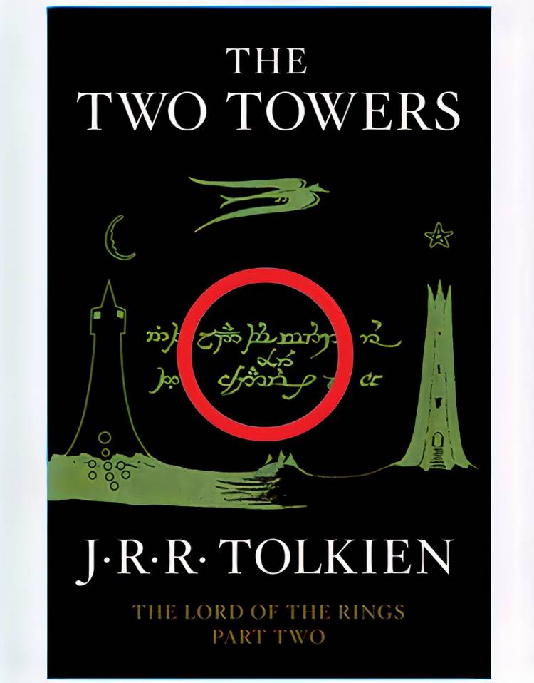 Book cover art for "The Two Towers"