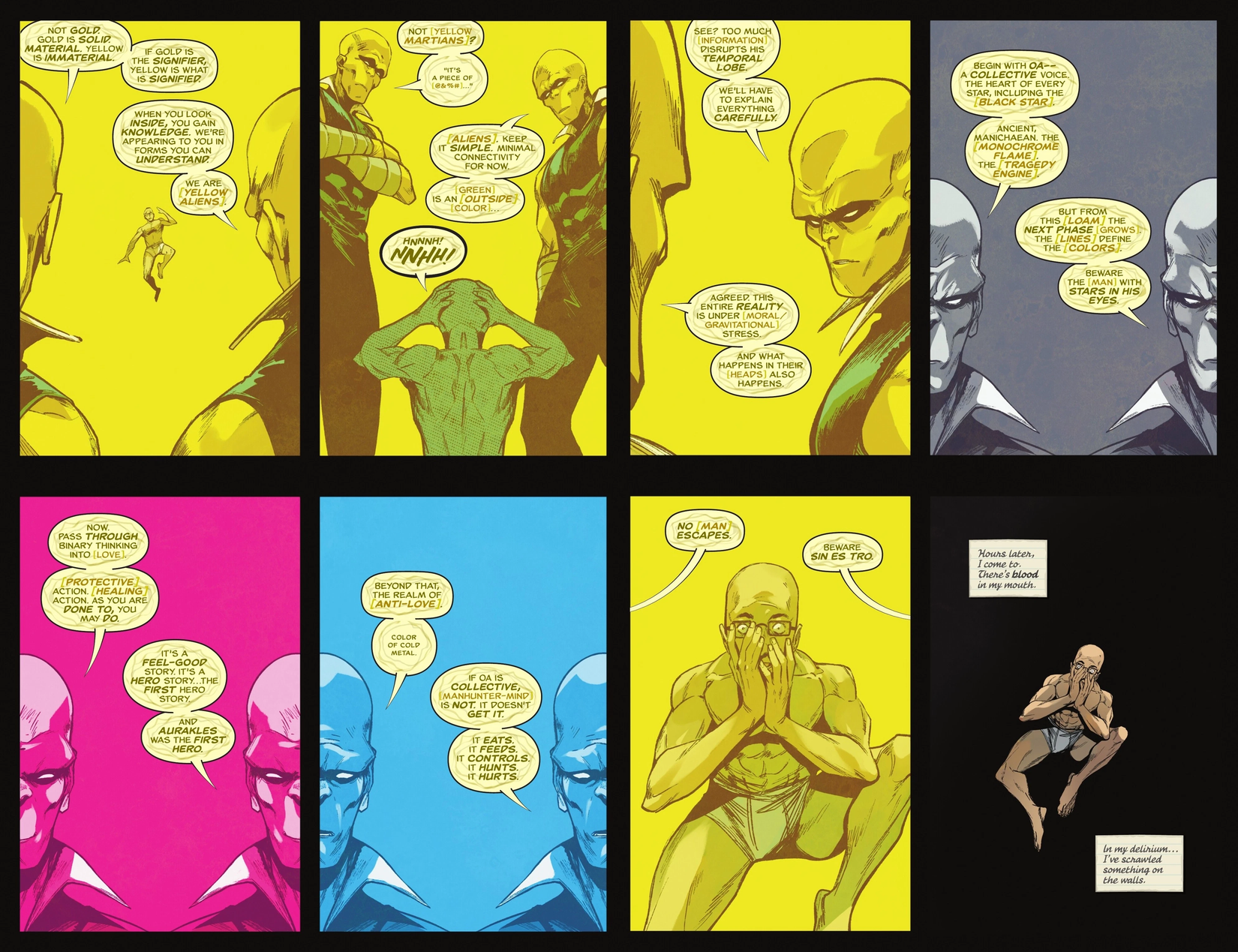 The Yellow Lanterns reveal themselves in Absolute Green Lantern