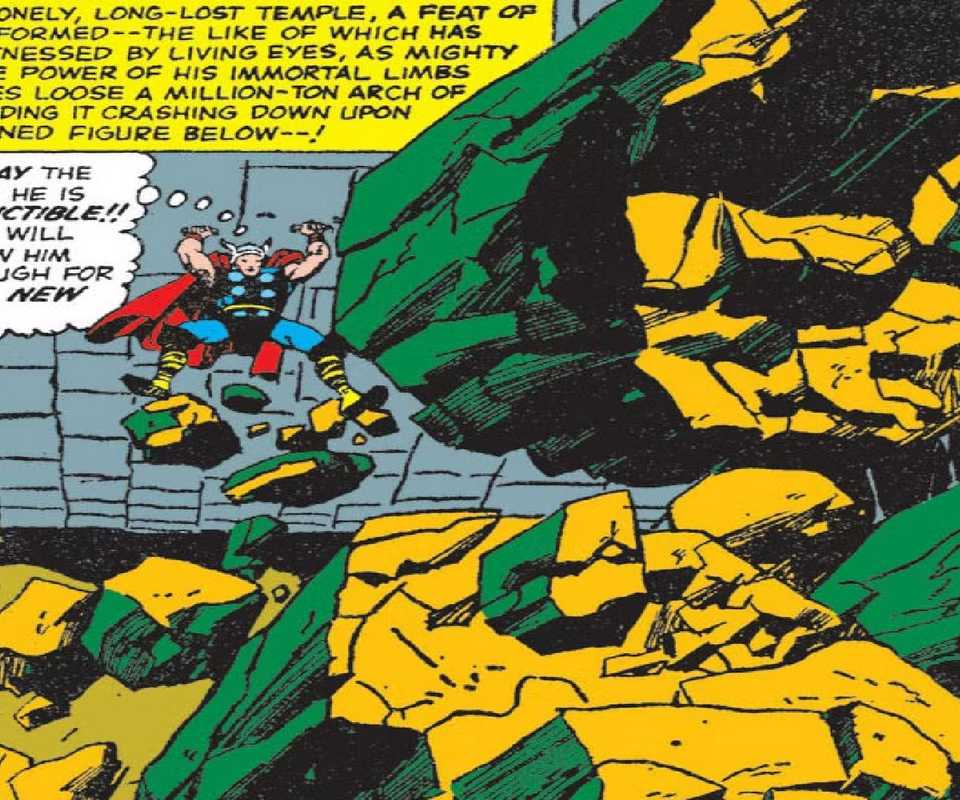 thor lifts a million tons