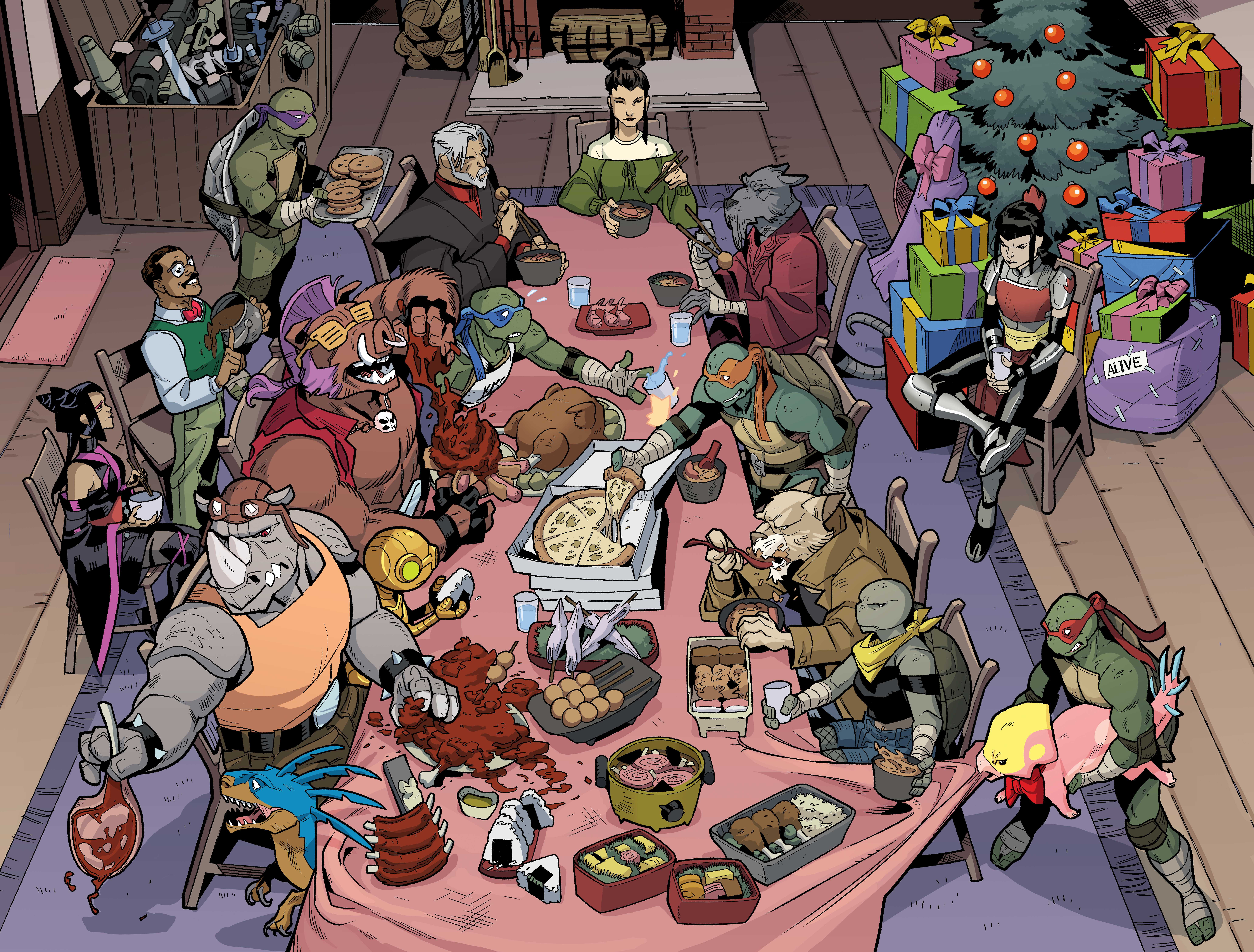 TMNT Holiday Special Page 8-9