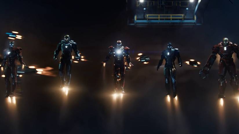Tony Stark's Iron Legion arrives in Iron Man 3