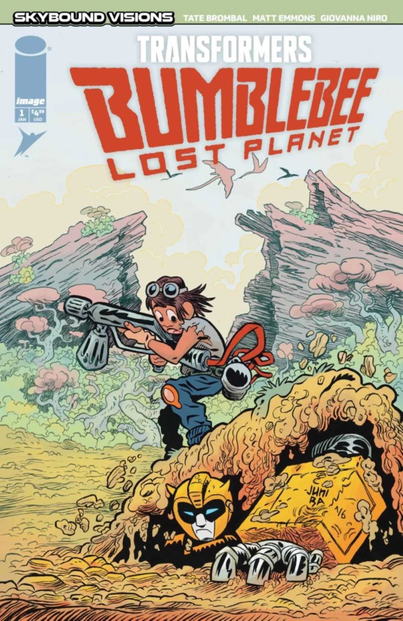 Transformers Bumblebee Lost Planet #1 variant cover 2