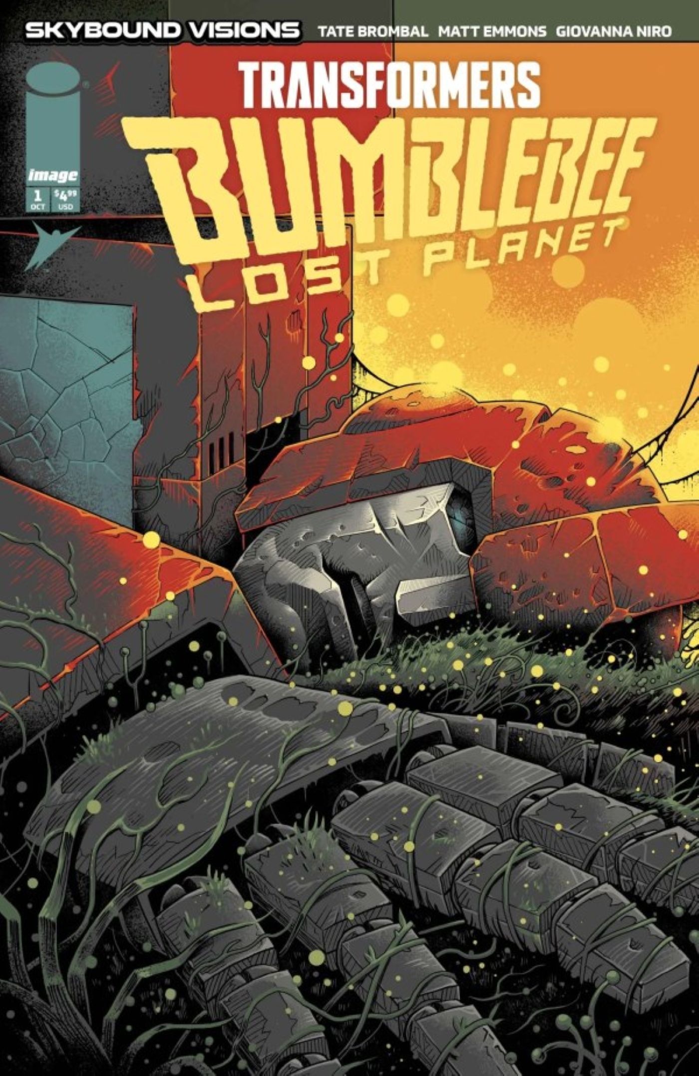 Transformers Bumblebee Lost Planet #1 variant cover 3