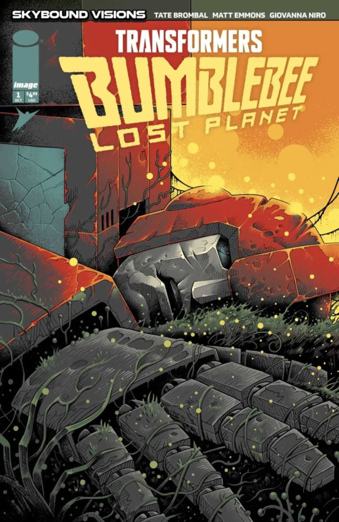 Transformers Bumblebee Lost Planet #1 variant cover 3