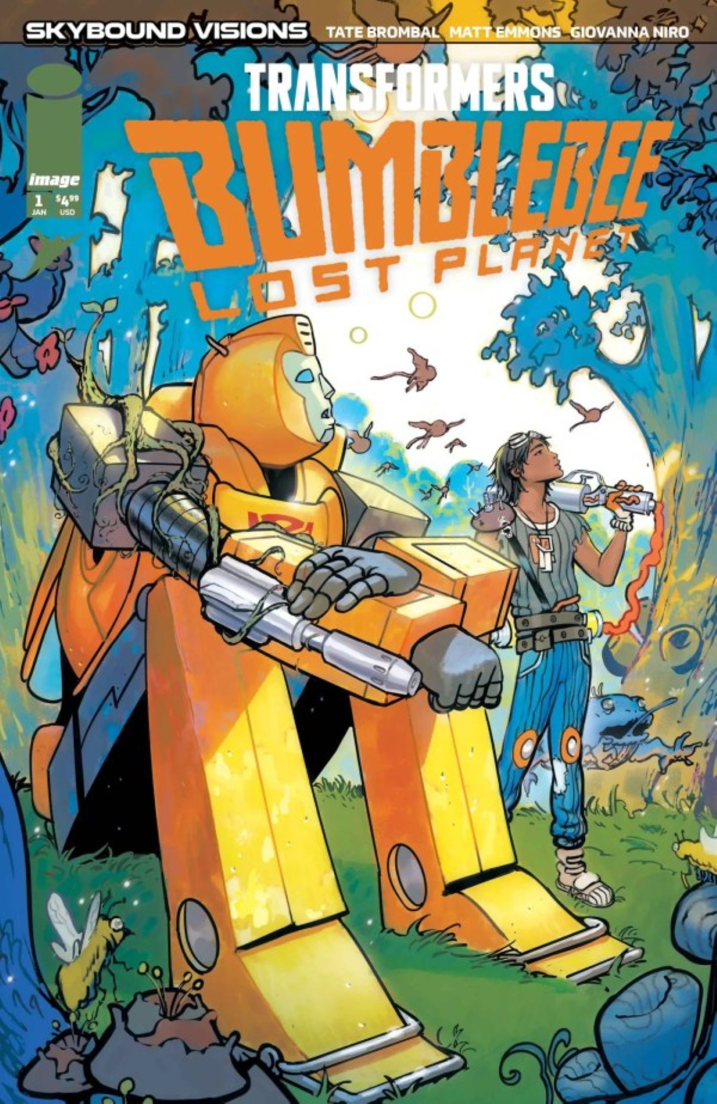Transformers Bumblebee Lost Planet #1 variant cover 4
