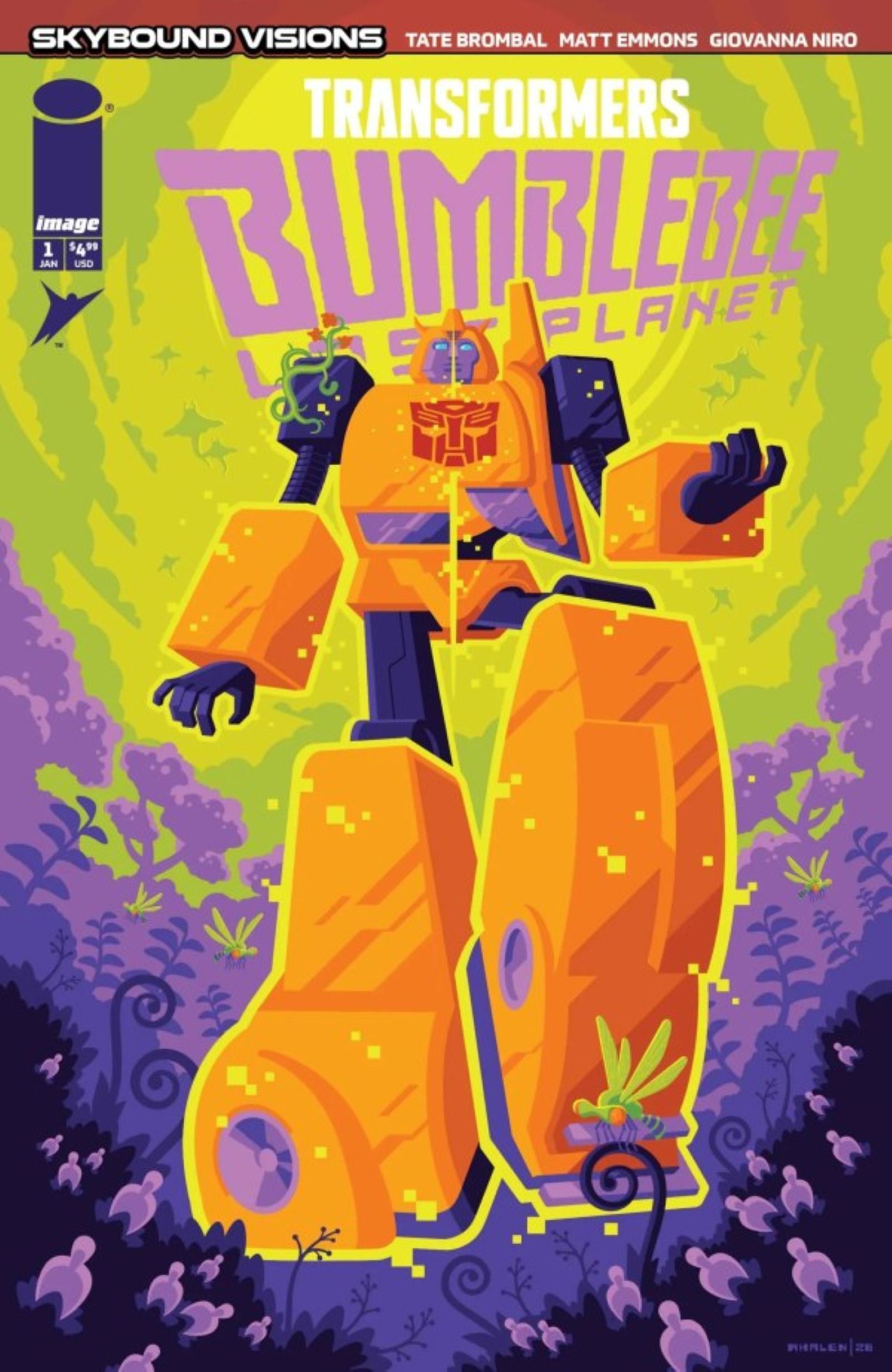 Transformers Bumblebee Lost Planet #1 variant cover