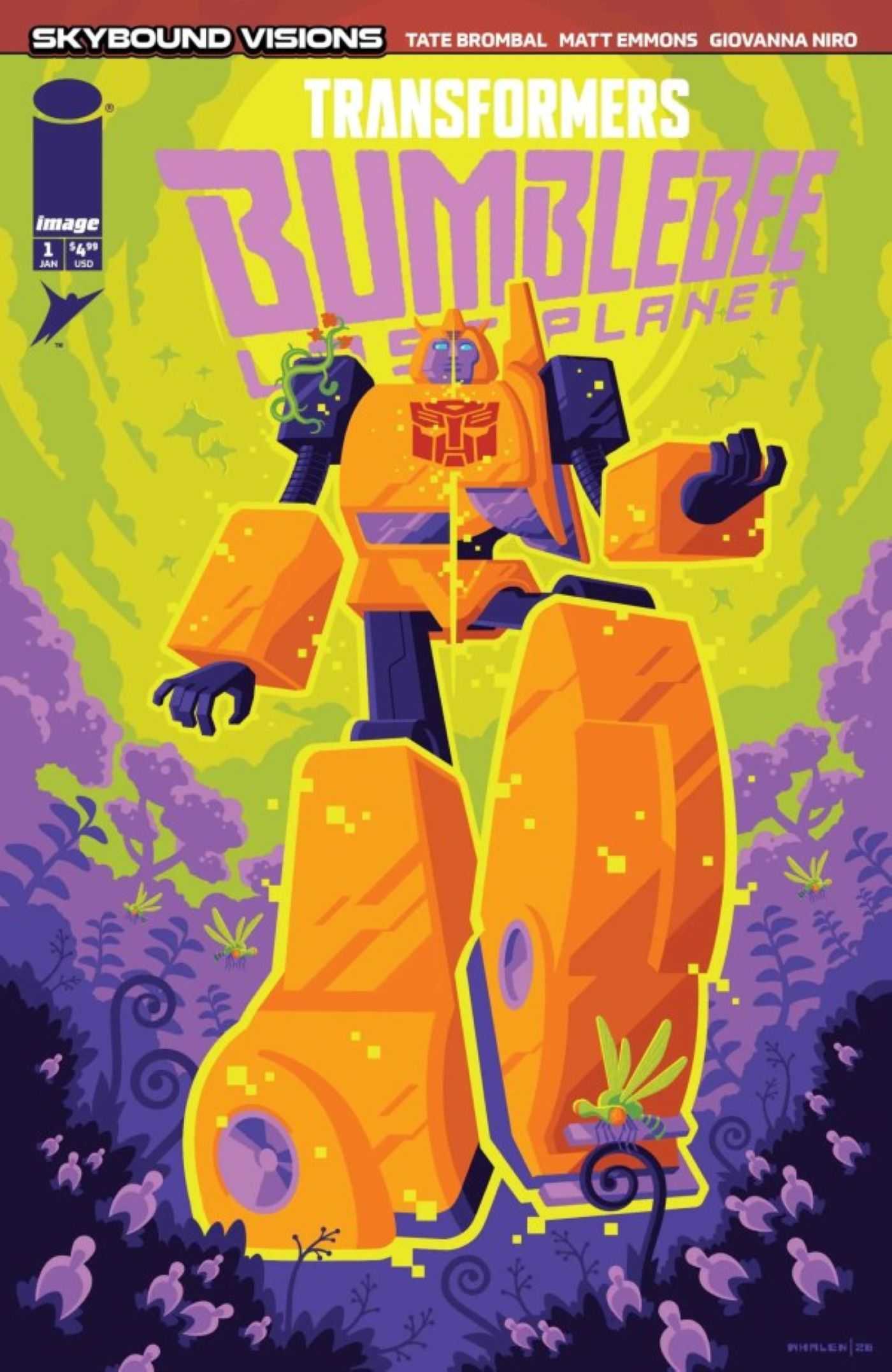 Transformers Bumblebee Lost Planet #1 variant cover
