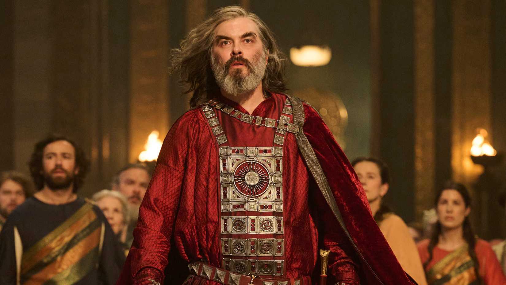 Trystan Gravelle as Pharazon in The Rings of Power.