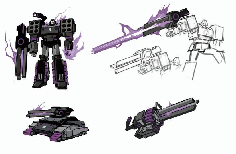 Transformers Megatronus Rex desigen by artist Jason Howard