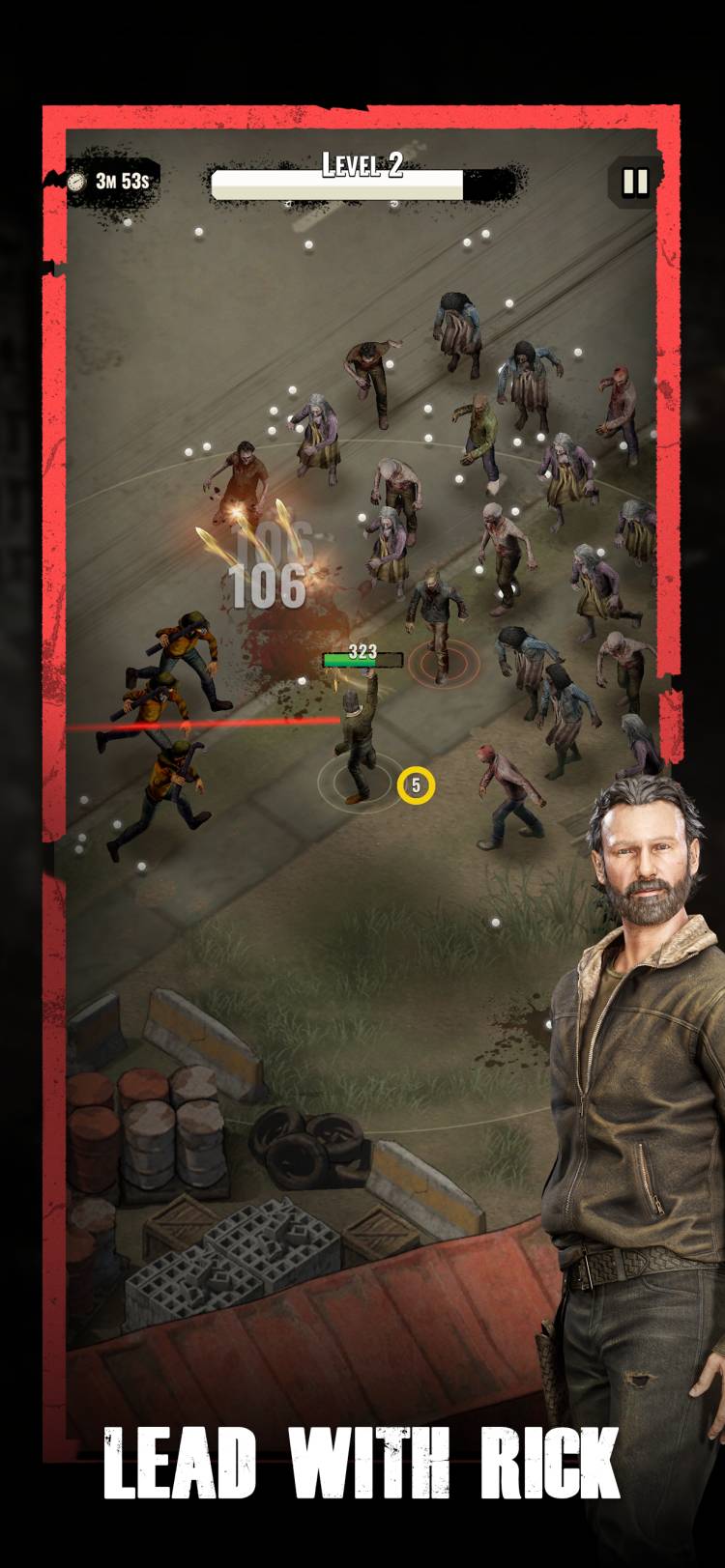 Image shows gameplay from The Walking Dead: Aftermath