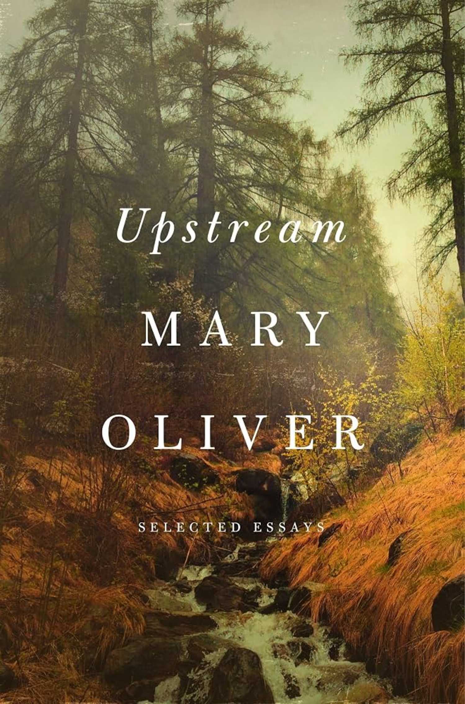 Upstream by Mary Oliver book cover