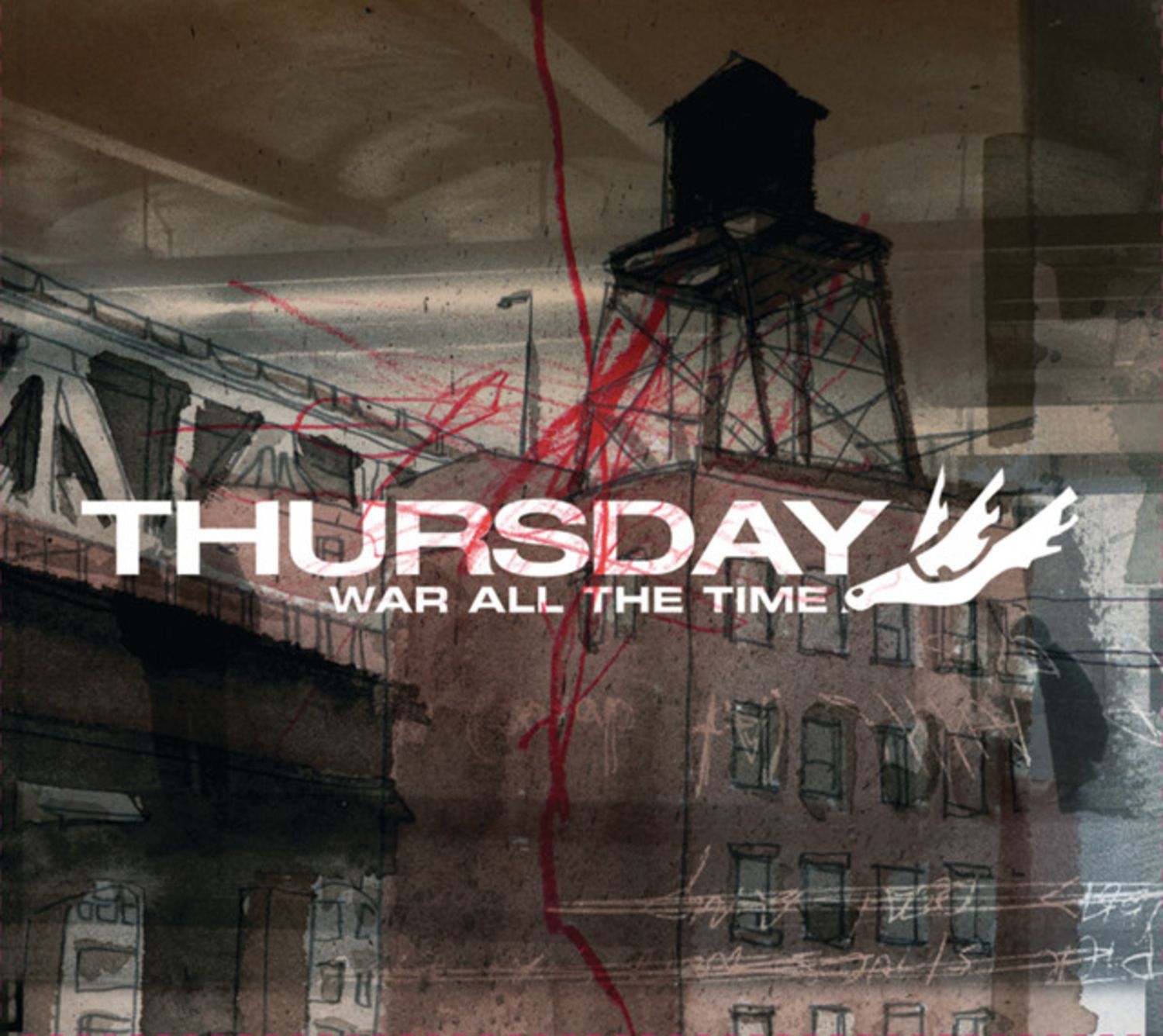 War All the Time by Thursday album cover