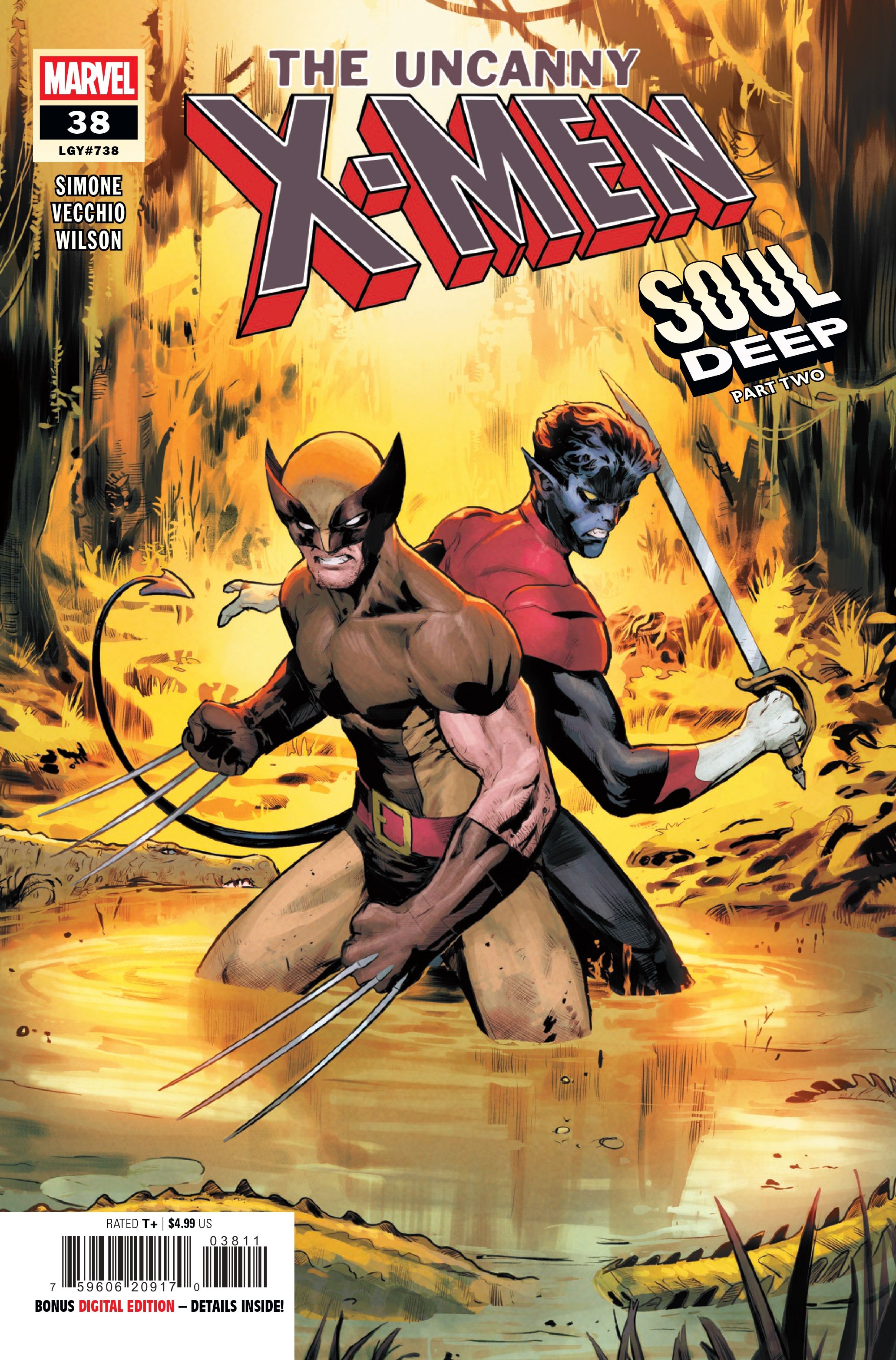 wolverine-and-nightcrawler-fight-together-in-the-uncanny-x-men-38 Marvel's Wolverine Replacement Gets Major Redesign