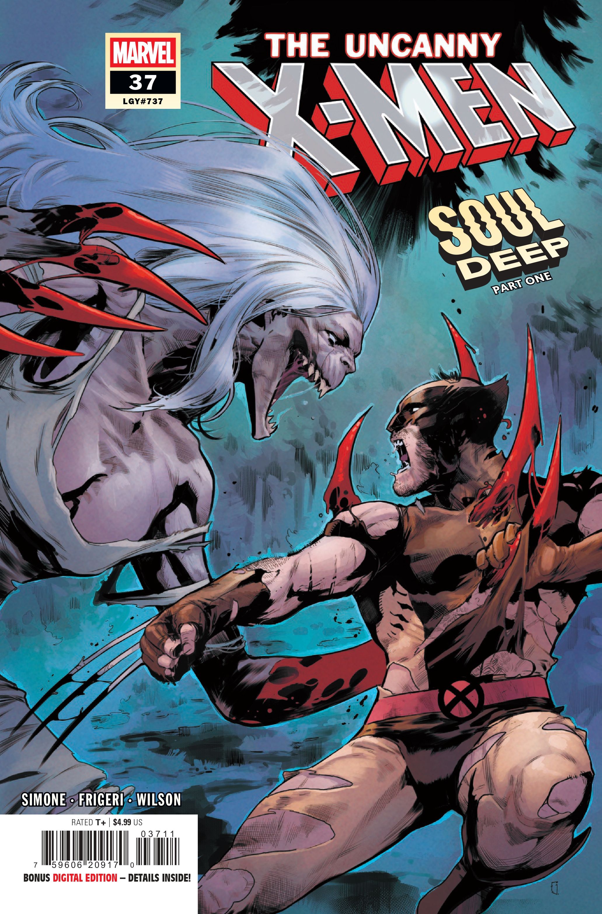 Wolverine fights Sarah Gaunt in The Uncanny X-Men #37