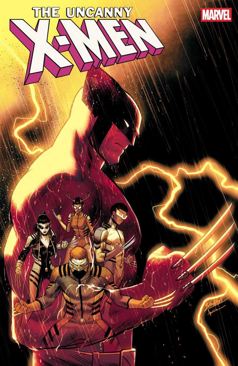 wolverine-stands-behind-the-scavengers-in-the-uncanny-x-men-42 Marvel's Wolverine Replacement Gets Major Redesign