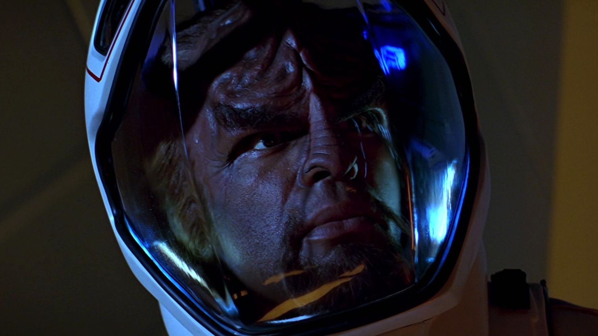 Worf in space suit