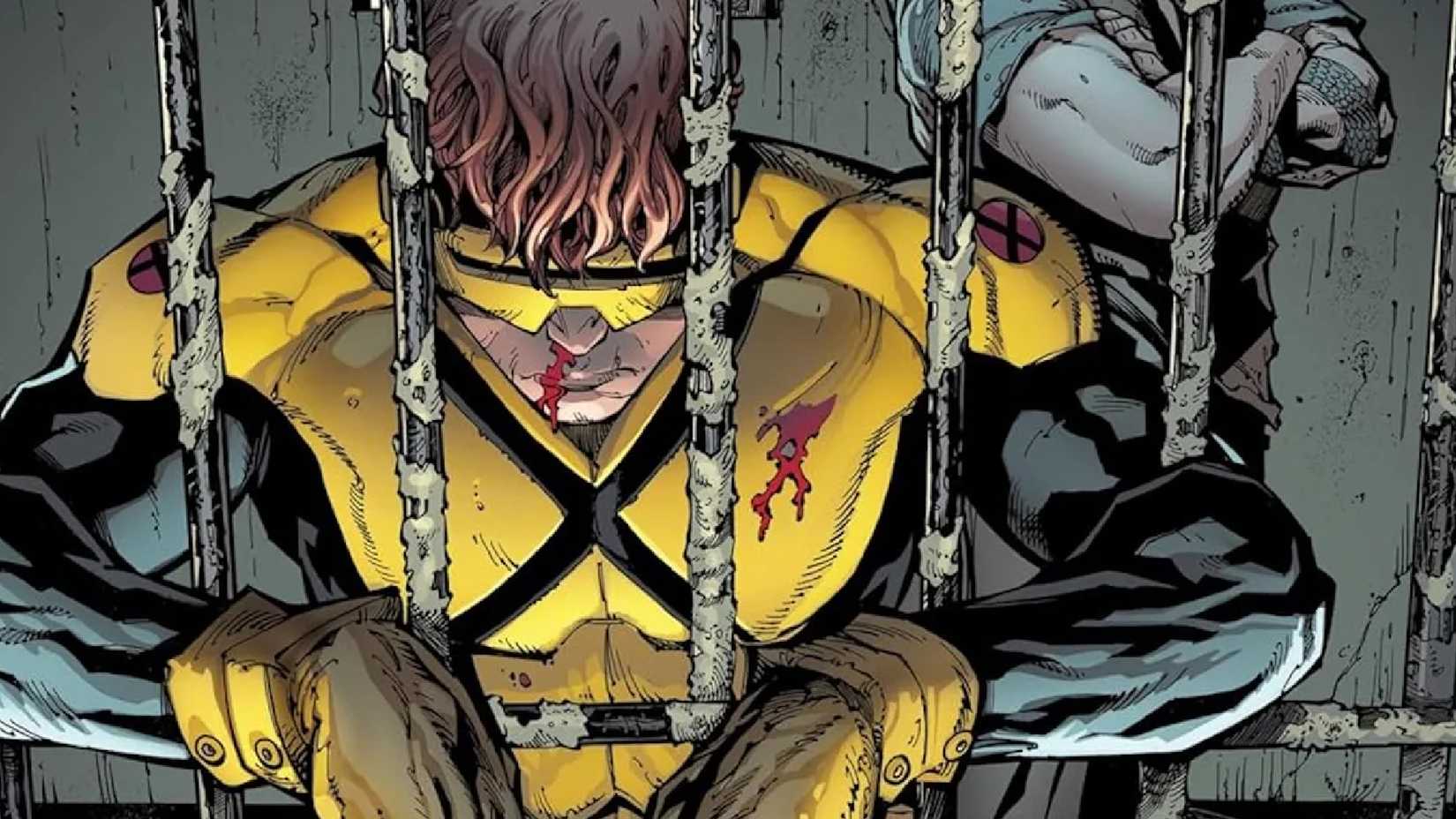 x-men's cyclops in jail