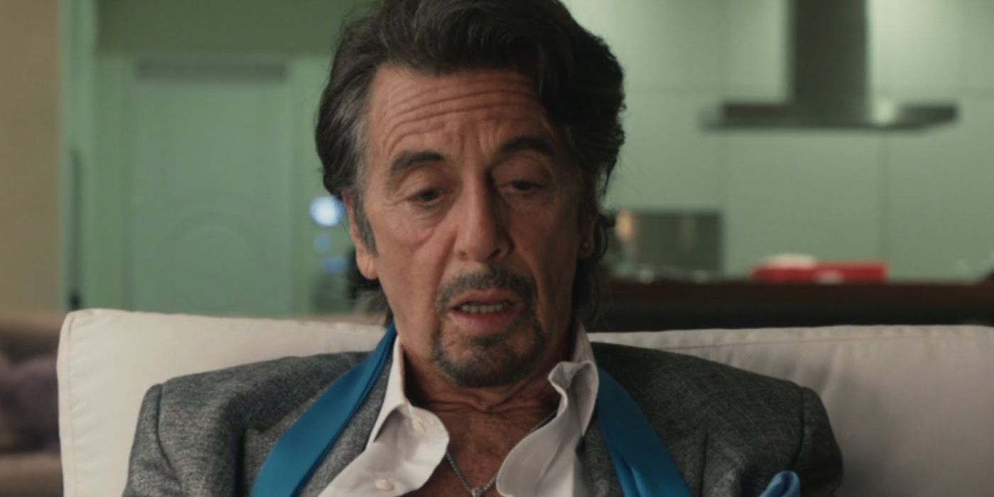 Al Pacino looking sad in Danny Collins