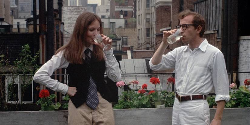 Annie Hall com Woody Allen e Diane Keaton