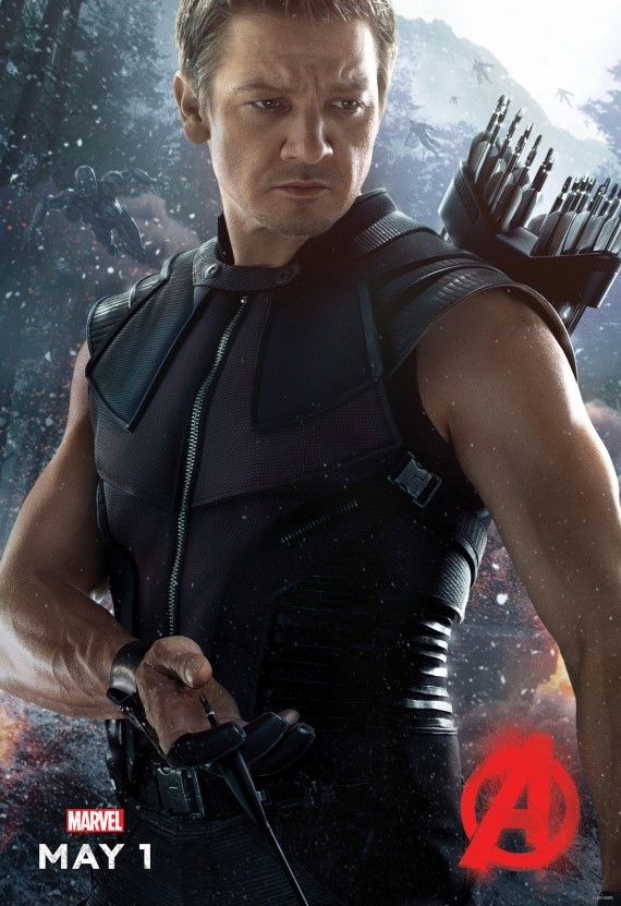 Avengers 2: Age of Ultron - Hawkeye (Jeremy Renner Poster (High Res)