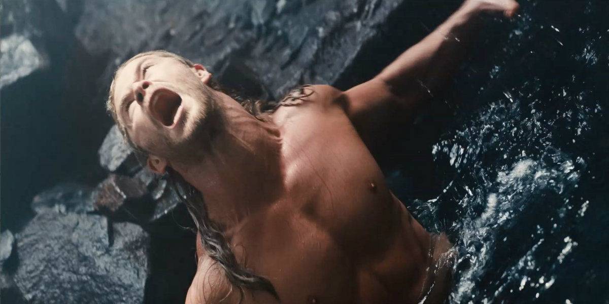 Thor Bathing Avengers: Age of Ultron Deleted Scene Expands On Thor In The Norn Cave