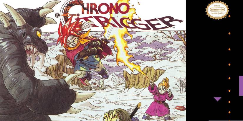 Chrono in battle on the Chrono Trigger box art