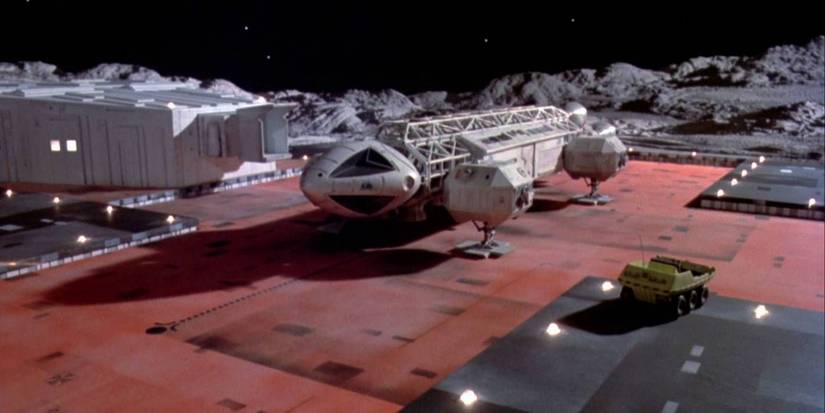 Eagle Transporter and Moonbase Alpha in Space: 1999.