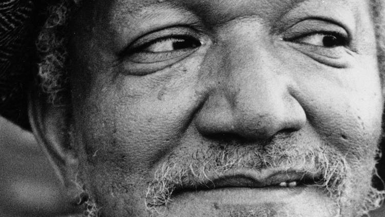 Redd Foxx as Fred smiling in Sanford and Son