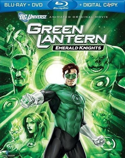 Blu-ray cover for Green Lantern Emerald Knights