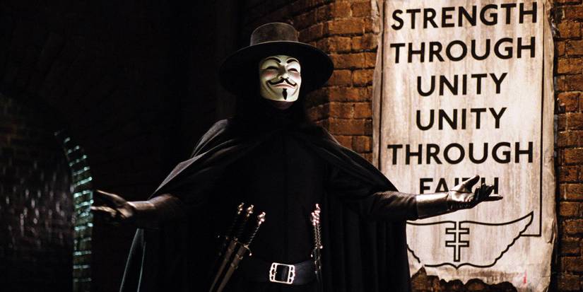 Hugo Weaving in V for Vendetta