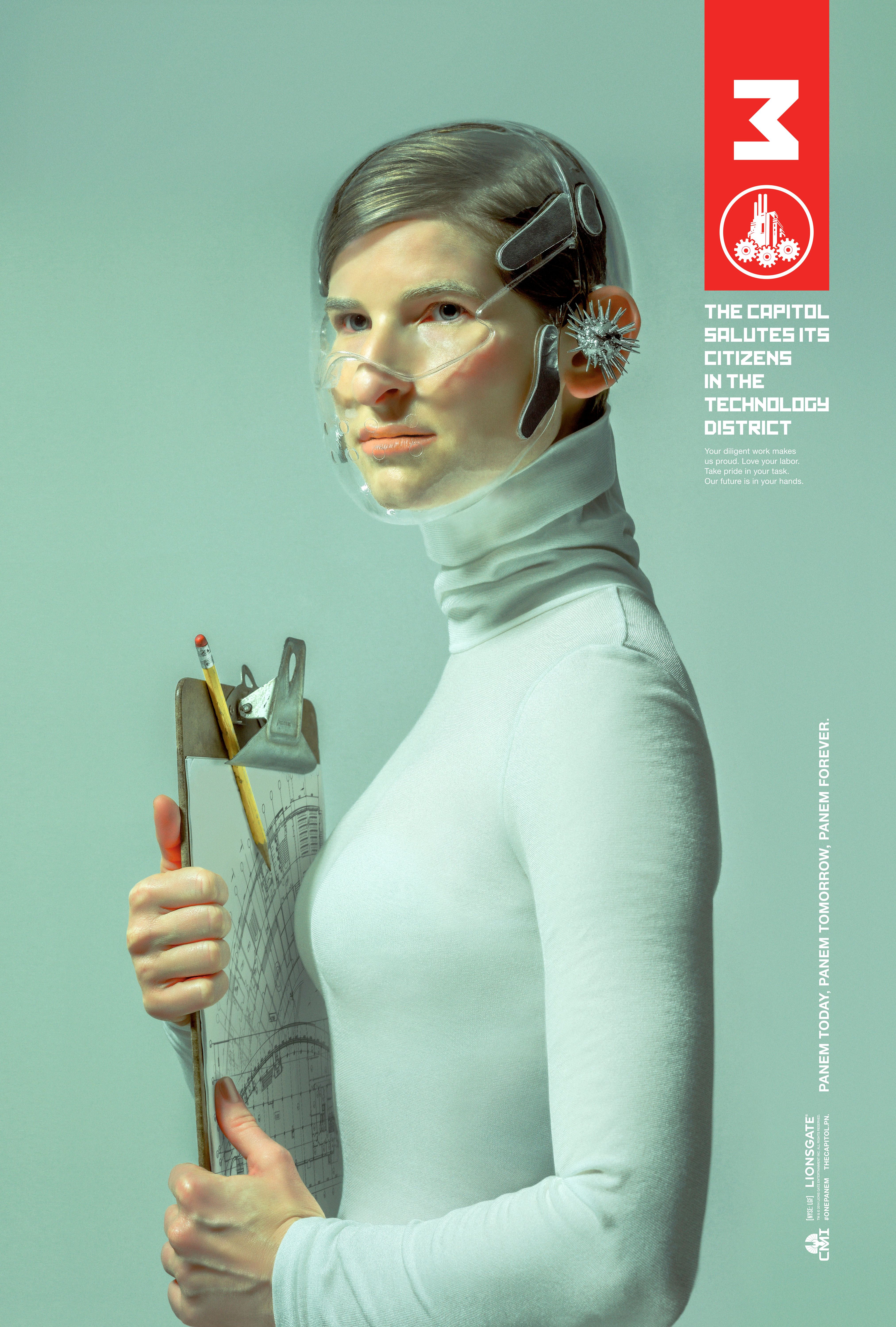Hunger Games Mockingjay Posters Celebrate District Heroes & Odd Fashion