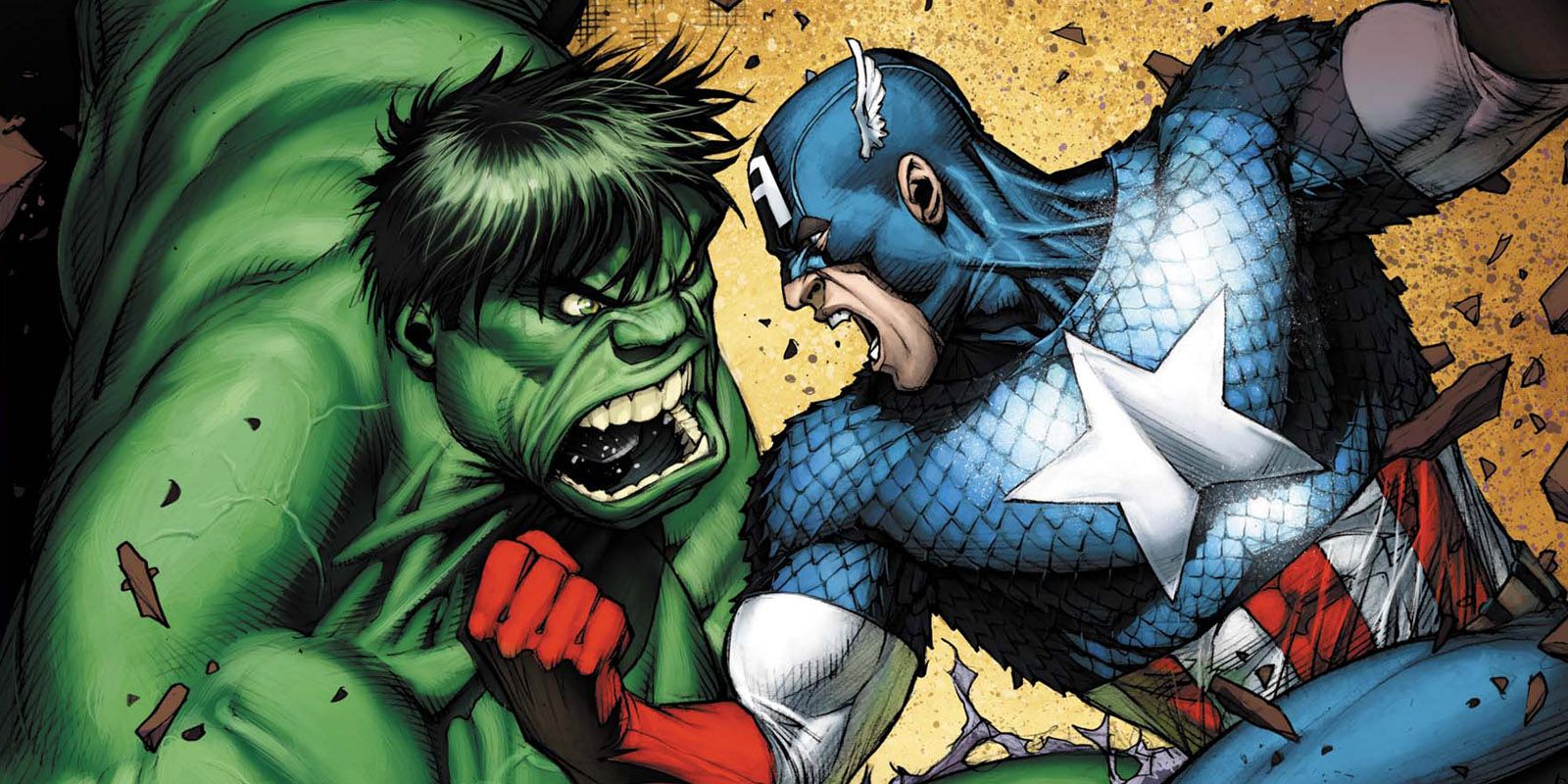 Cap combatte Hulk