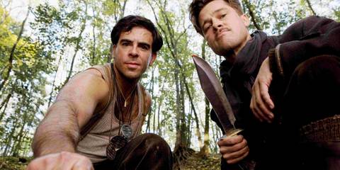 Lt. Aldo Raines (Brad Pitt) and Sgt. Donnie Donnowitz in Inglourious Basterds