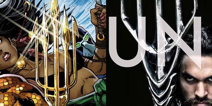 Jason Momoa Aquaman Trident Comic