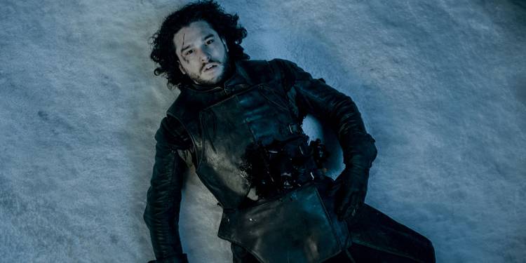 Jon Snow lies dead in Game of Thrones