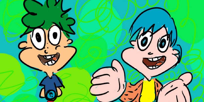 Henry and June introducing the next segment in KaBlam!