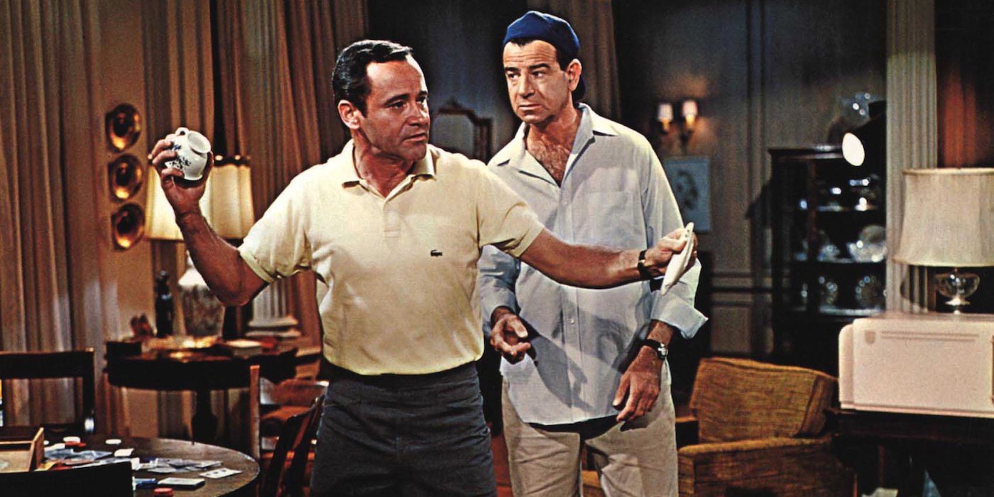 The Odd Couple (1968) Jack Lemmon as Felix Ungar and Walter Mattheau as Oscar Madison