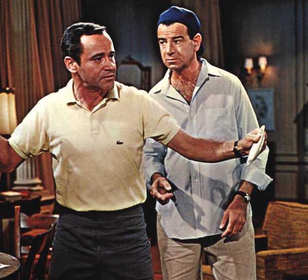 The Odd Couple (1968) Jack Lemmon as Felix Ungar and Walter Mattheau as Oscar Madison