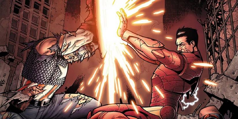 Marvel's Civil War Comic Cover
