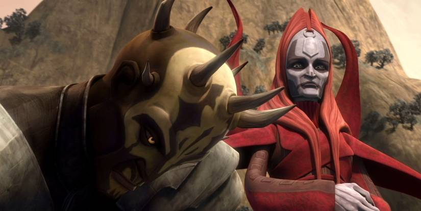 Mother Talzin e Savage Opress em Star Wars: The Clone Wars